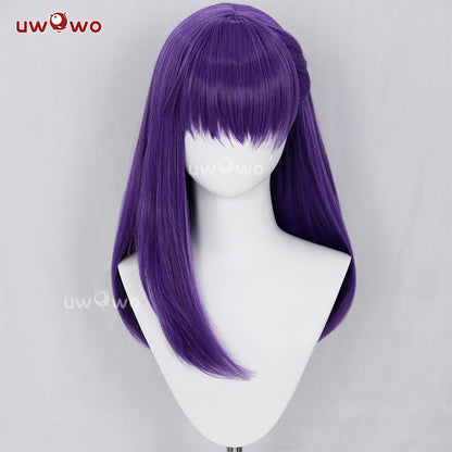 Uwowo Fate/Stay Night HF III. spring song Sakura Matou Dress Cosplay Wig Long Purple Hair