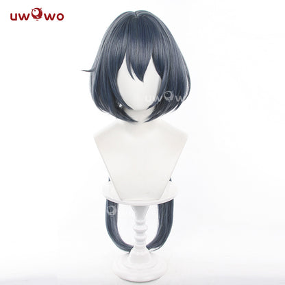 Uwowo Game Honkai Star Rail HSR Yunli Yun Li Cosplay Wig Long Dark Blue Hair