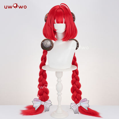 Uwowo Game Zenless Zone Zero Ukinami Yuzuha Cosplay Wig Long Pink Hair
