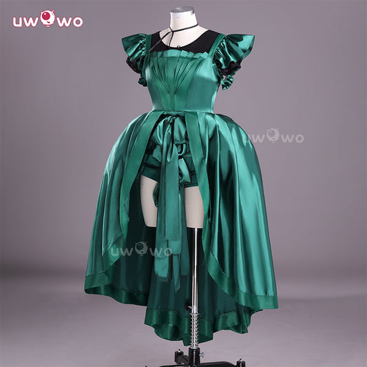 Uwowo Collab Series: Agnes Green Prom Dress Wednesday Season 2 Cosplay Costume XS-3XL