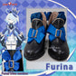 Uwowo Genshin Impact Furina Focalors Hydro Archon Fontaine Rococo Style Cospaly Shoes