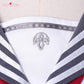 Uwowo Collab Series: Horror Game Fog Town Teen Girl White Sailor School Uniform Cosplay Costume XS-3XL