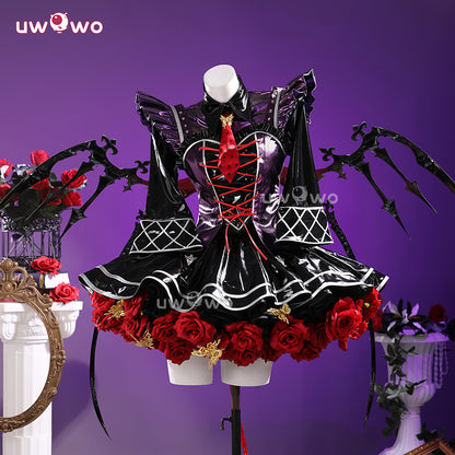 Uwowo Collab Series: Anime Inspired Gothic Celestia Devil Halloween Cosplay Costume S-3XL