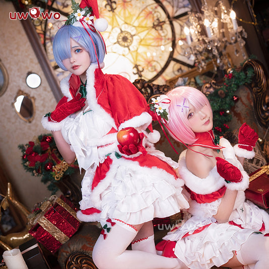 【Pre-sale】Uwowo Game Re:Zero Lost in Memories Rem Christmas Ver. Cosplay Costume