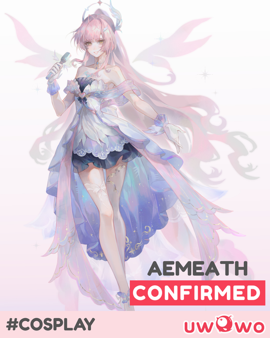 CONFIRMED Uwowo Game Wuthering Waves Aemeath Angelic Heart Gown WuWa Cosplay Costume