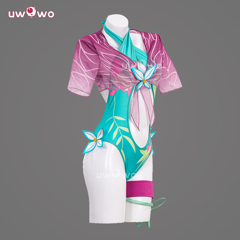 Uwowo Collab Series: Game Cosplay Women Butterfly Swimsuit Costume