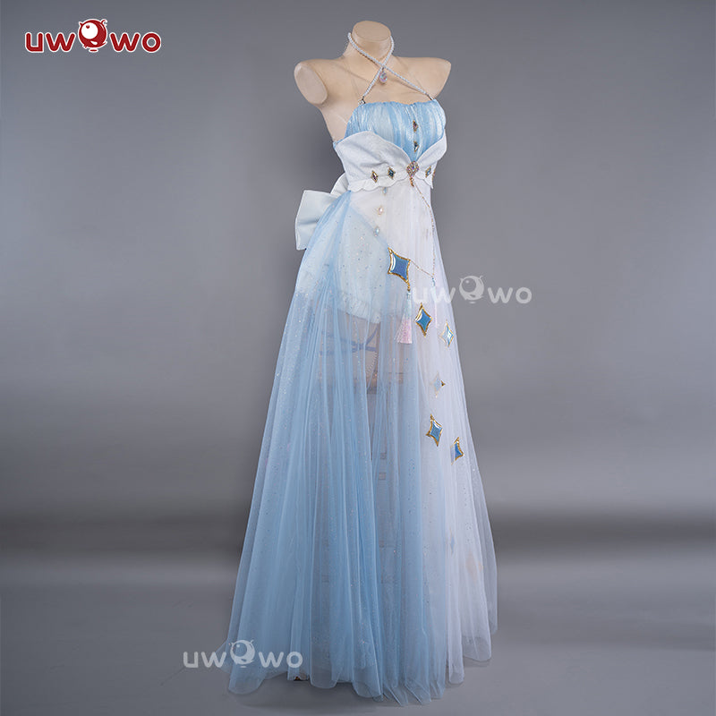 【In Stock】Exclusive Uwowo Genshin Impact Fanart Kokomi Angel Dress Cosplay Costume