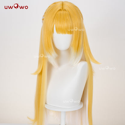 【Pre-sale】UWOWO Game Zenless Zone Zero ZZZ Ju Fufu Cosplay Wig Long Orange Yellow Hair