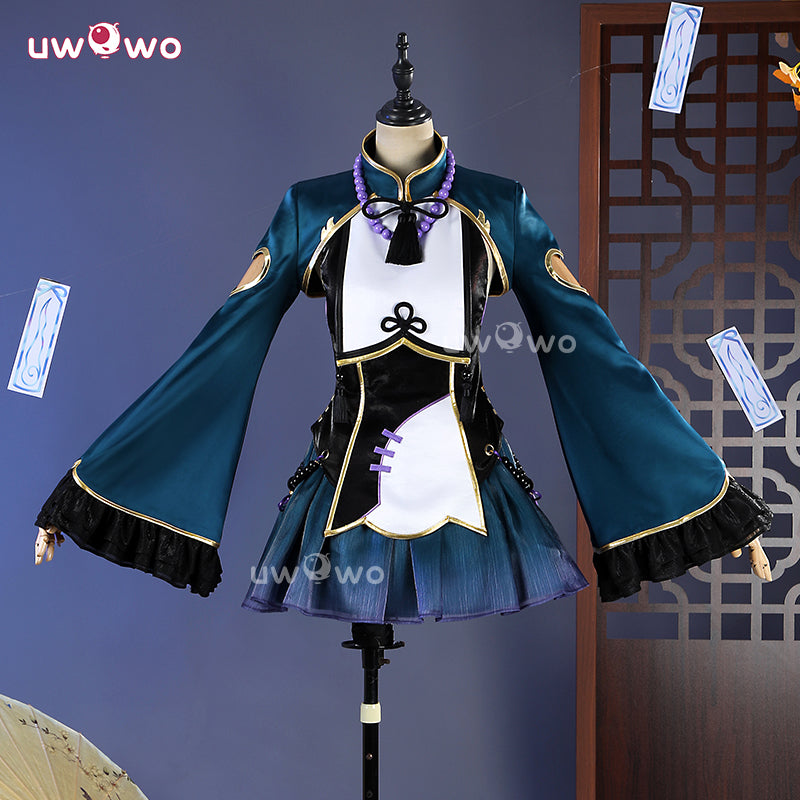 Uwowo Collab Series: Virtual Singer Twin-Tail Jiangshi Figure ver. Halloween Cosplay Costume XS-2XL