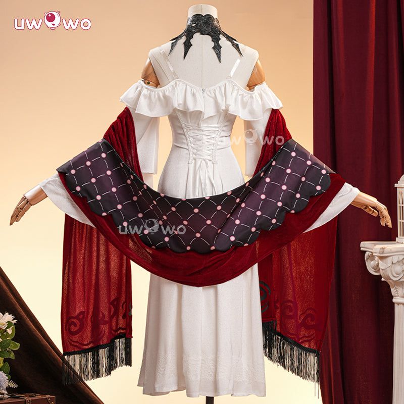 Uwowo Collab Series: Genshin Impact La Signora Rosalyne Pajama Nightgown Cosplay Costume XS-2XL