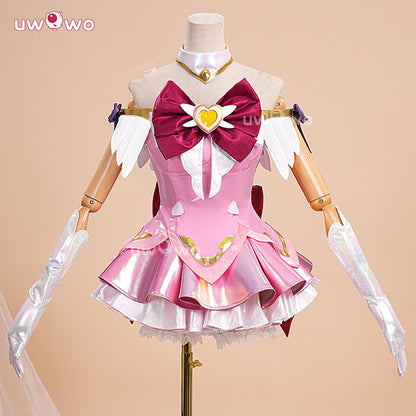 Uwowo Collab Series: Overwatch 2 Juno DokiWatch Magical Girls Leather ver. Cosplay Costume XS-2XL