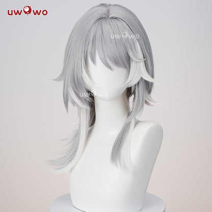 【Pre-sale】Uwowo Honkai: Star Rail Cifera Cosplay Wig Middle Light Gray Hair