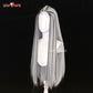 Uwowo Cosplay Wig Frankie Cosplay Wig Black Silver Long Hair