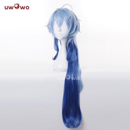 Uwowo Genshin Impact Cosplay Ganyu Wig Gradient Long Hair