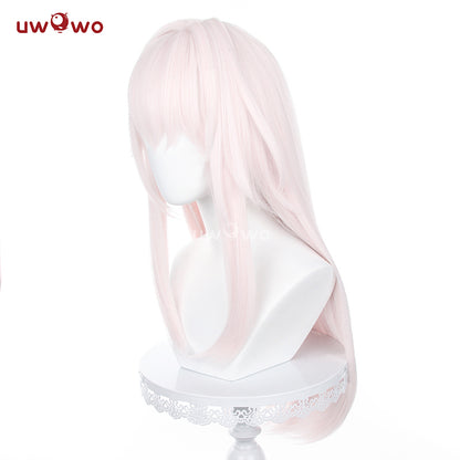 Uwowo Honkai: Star Rail Clara Cosplay Wig Long Lingt Pink Hair