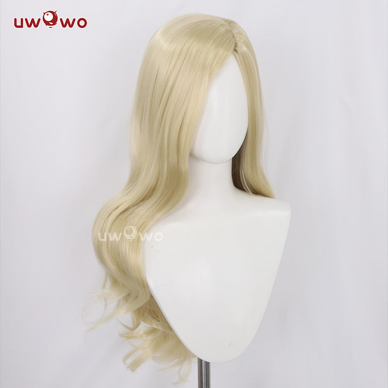 Uwowo League of Legends/LOL: Coven Morgana Cosplay Wig Long Yellow Hair