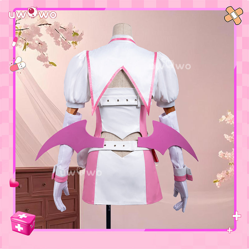 Uwowo Collab Series: Muse Dash Buro Nocturne Bloodheir Nurse Hallowenn Cosplay Costume S-2XL