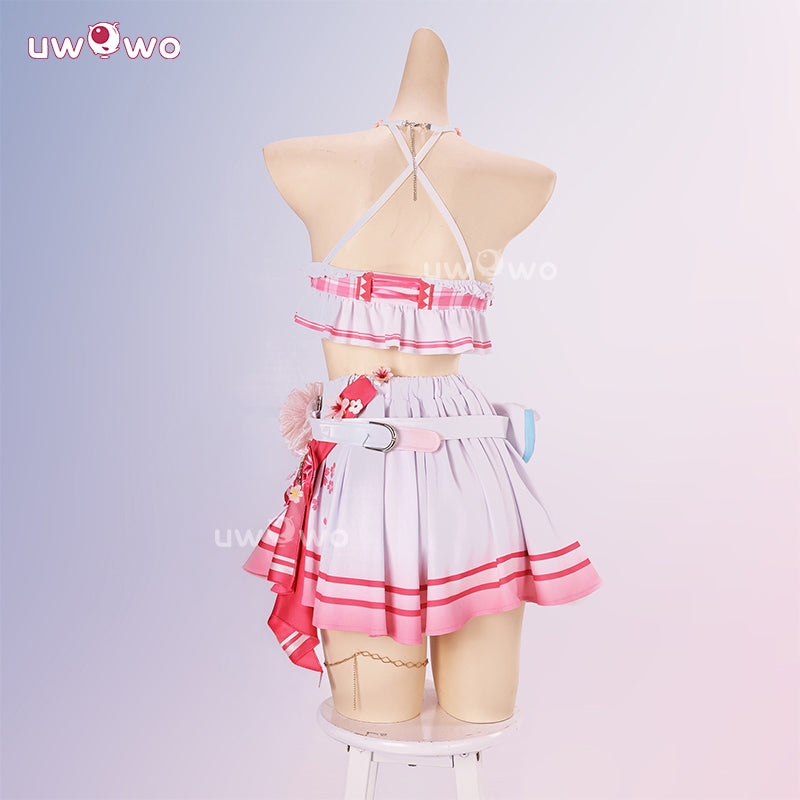 Uwowo Collab Series: Chisa Peach Parfait Swimsuit Wuthering Waves WUWA Cosplay Costume S-3XL