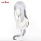 【Pre-sale】Uwowo Genshin Impact Shenhe Frostflower Dew New Outfits Lantern Rite Cosplay Wig Long Silver Wig