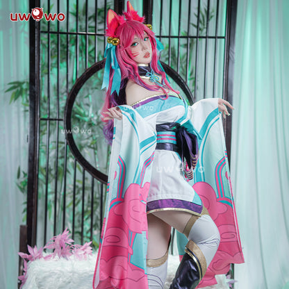S-3XL Uwowo LOL Spirit Blossom ASU The Nine-Tailed Fox Halloween Cosplay Costume