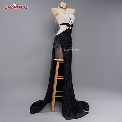 INSTOCK Uwowo Game Azur Lane Costume Chen Hai Gown Evening Sexy Cosplay Chenhai Costume