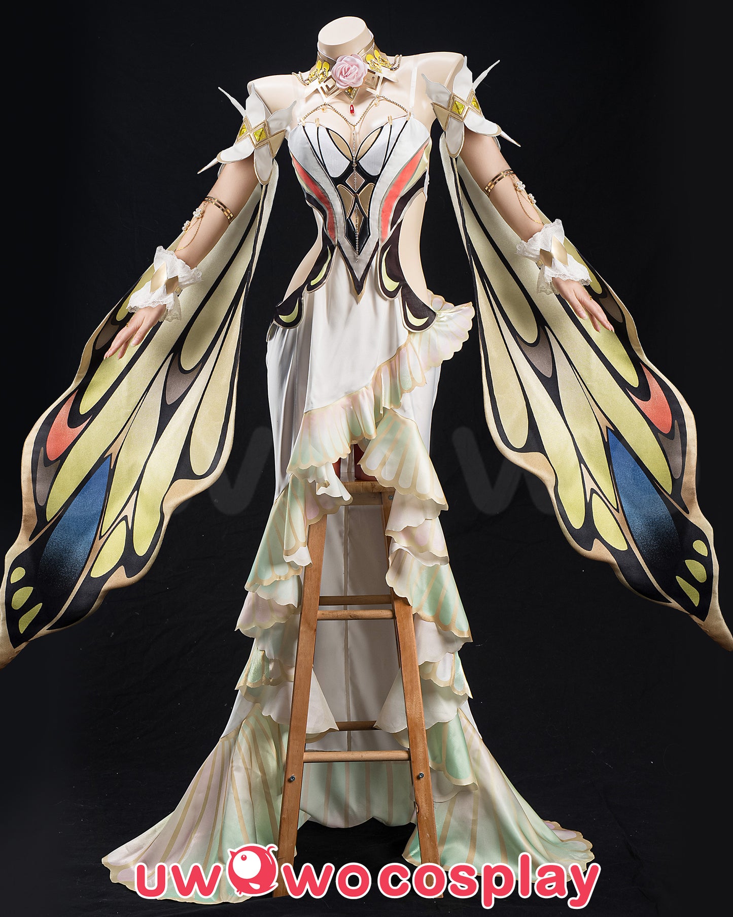 【BFCM PRESALE】Uwowo Code Geass: C.C. CC Butterfly Gown Cosplay Costume