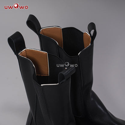 Uwowo Anime Oshi no Ko Mem-Cho MemCho Military Lolita Idol Stage Performance The Idol Master Cosplay Shoes Boots
