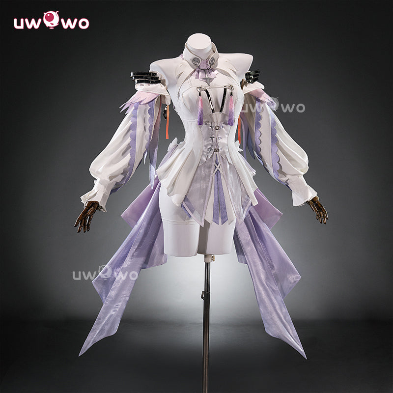 Uwowo Collab Series: Game Zenless Zone Zero/ZZZ Remielle Dan White Angel Cosplay Costume XS-2XL