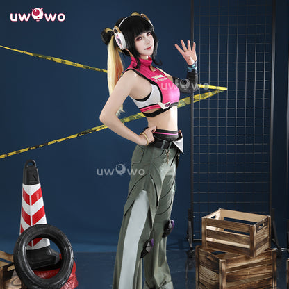 Uwowo Collab Series: Game Overwatch 2 x LE SSERAFIM Fearless Juno Cosplay Costume XS-XXL