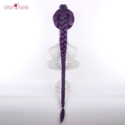 Uwowo Kpop Huntrix Cosplay Wig Long Purple Hair