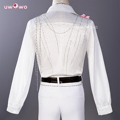 Uwowo Collab Series: Love and Deepspace Caleb Floating Floraletter Spring Flowers Cosplay Costume M-3XL