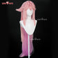 Uwowo Genshin Impact Fanart Yae Miko Illustration Cosplay Wig Long Pink Hair