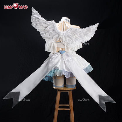 Uwowo Anime New Panty & Stocking with Garterbelt Stocking Angel Cosplay Costume S-3XL