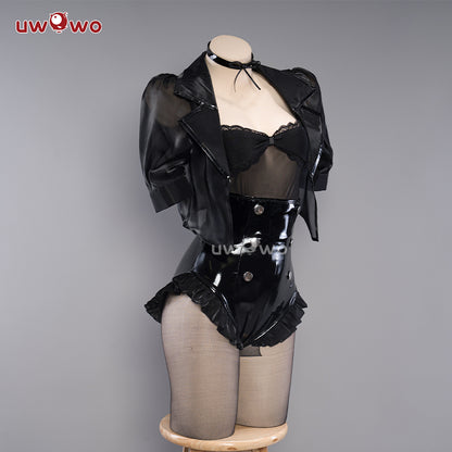 INSTOCK-Uwowo Nier: Automata 2B Bunny Suit YoRHa No. 2 Type B Sheer Cosplay Costume