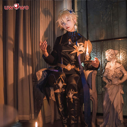 [Last Batch]【In Stock】Uwowo Exclusive Authorization Genshin Impact Fanart Aether Abyss Prince Traveler Cosplay Costume
