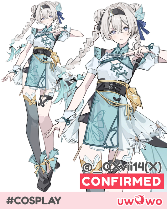 CONFIRMED Uwowo Honkai: Star Rail Fanart Firefly Chinese Style Dress Cosplay Costume S-3XL