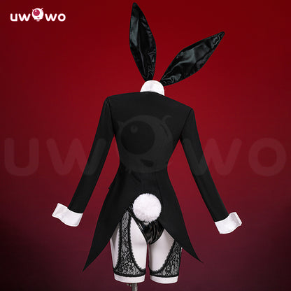 Uwowo Collab Series: Anime My Dress-Up Darling S2 Marin Kitagawa Black Bunny Suit Cosplay Costume XS-2XL