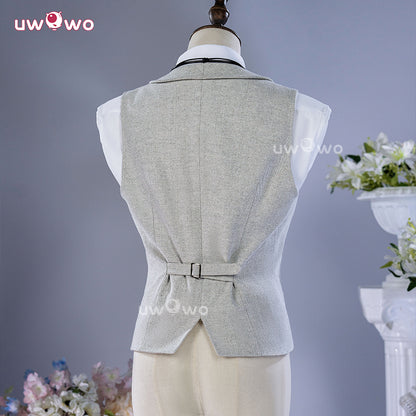 Uwowo Collab Series: Love and Deepspace Xavier Silvery Polyphony Suit Vest Cosplay Costume S-XL