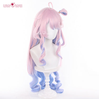 Uwowo Game Wuthering Waves Denia WuWa Cosplay Wig Long Pink Hair