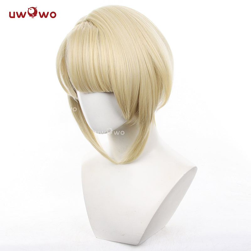 【Pre-sale】Uwowo Genshin Impact Fontaine Freminet Cosplay Wig Yellow Short Hair