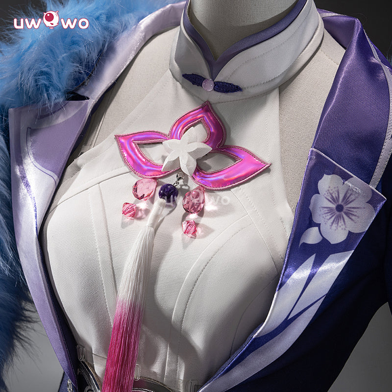 Uwowo Collab Series: Game Honkai: Nexus Anima Bai Mei Cosplay Costume S-XL