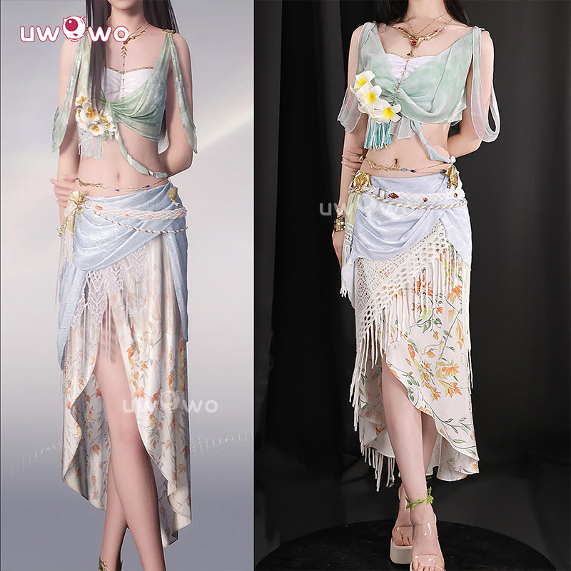 Uwowo Collab Series: Love and Deepspace MC 'My' Cloud Reverie Caleb Couple Swimsuit Cosplay Costume S-3XL