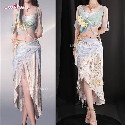 Uwowo Collab Series: Love and Deepspace MC 'My' Cloud Reverie Caleb Couple Swimsuit Cosplay Costume S-3XL