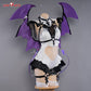Uwowo Genshin Impact Fanart: Keqing Heart Succubus Restrained Devil Cosplay Costumes