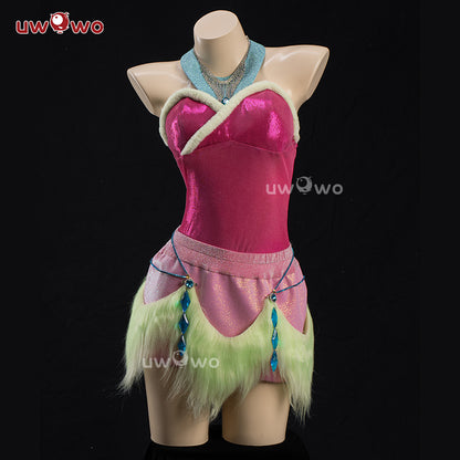 [Last Batch] INSTOCK Uwowo Flora S4 Winter Fairy Club Transformation Cosplay Costume S-3XL