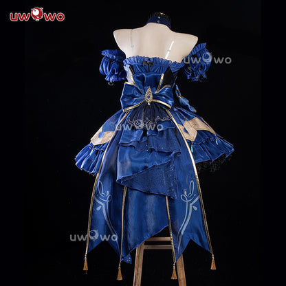 [Last Batch] INSTOCK-Exclusive Uwowo Genshin Impact Fanart Furina Focalors Short Gown Cosplay Costume