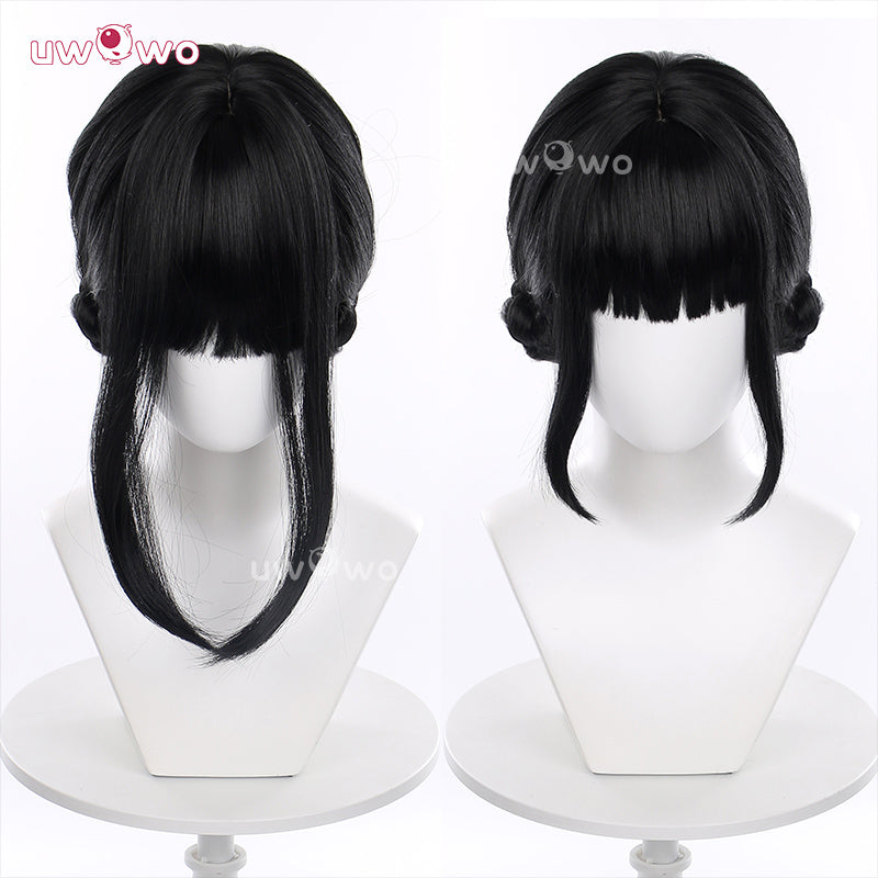 Uwowo Kpop Huntrix Zoey Cosplay Wig Middle Black Hair Hair