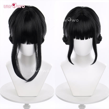 Uwowo Kpop Huntrix Cosplay Wig Middle Black Hair Hair