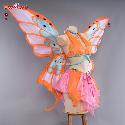 Uwowo Princess Cosplay  Season 3 Stellaa Dress Costume Wings