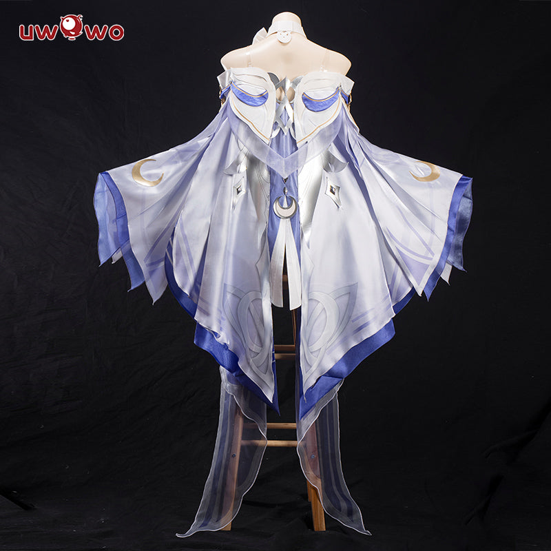 【BFCM PRESALE】Uwowo Genshin Impact Columbina 'Damselette' Snezhnaya Cosplay Costume S-3XL